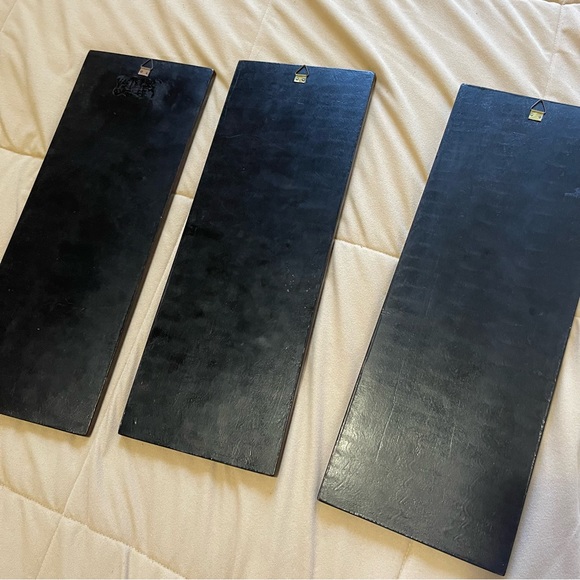 🌈 Lovely Vintage oriental abalone shell art set - Picture 9 of 11